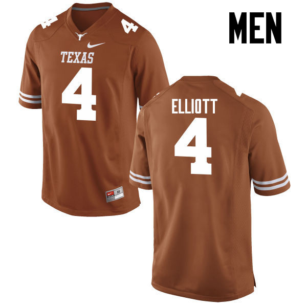 Men #4 DeShon Elliott Texas Longhorns College Football Jerseys-Tex Orange